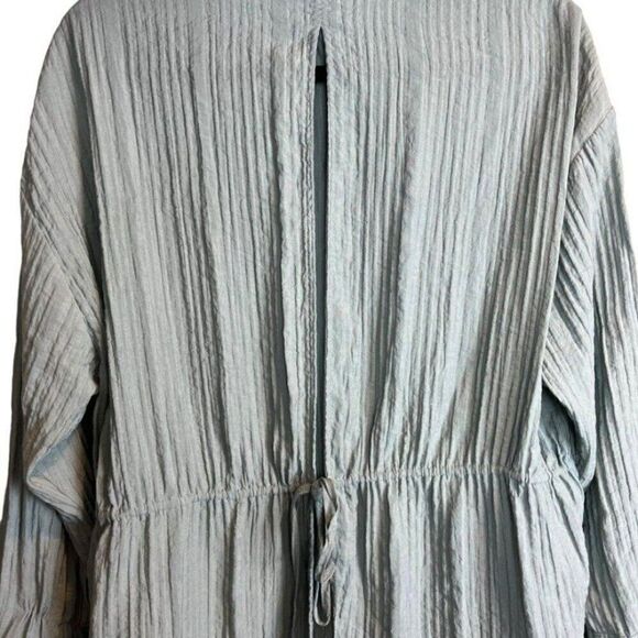 Zara Green Oversized Button Down Extra Small XS - Picture 6 of 7